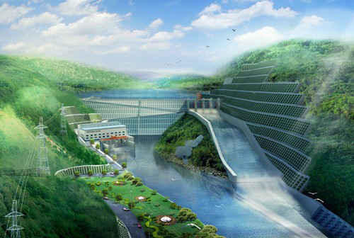 北大镇老挝南塔河1号水电站项目